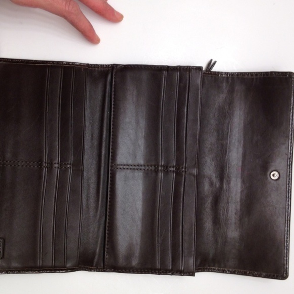 Coach Ashley Brown Signature C Checkbook W View 6